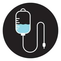 infusion medicine icon vector
