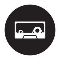 cassette icon vector