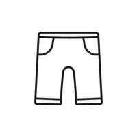 shorts icon vector