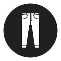 trousers icon vector