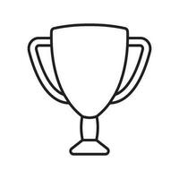 trophy icon, award vector