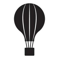 hot air balloon icon vector