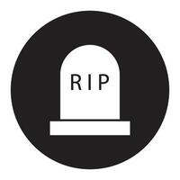 tombstone icon vector