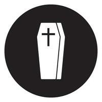 coffin icon vector