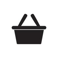 shopping bag icon vector