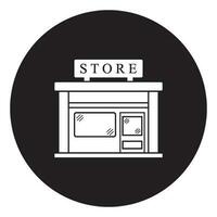 shop icon vector