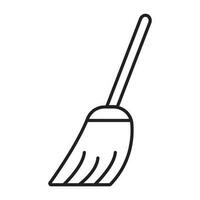 broom icon vector