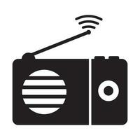 radio icon vector