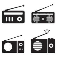 radio icon vector