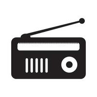 radio icon vector