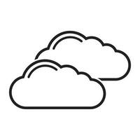 cloud icon vector