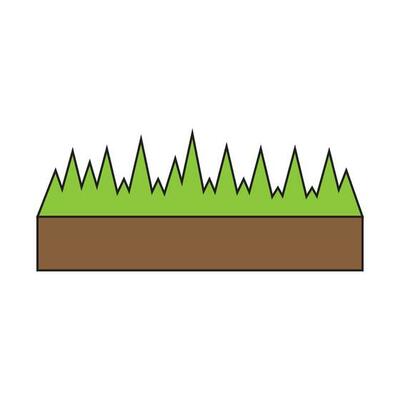 grass icon vector