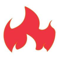 vector icono de fuego