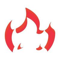 fire icon vector