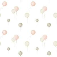 Balloons seamless pattern photo