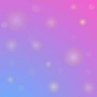 delicate pink blue gradient background with bokeh and sparkles vector