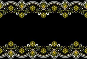 Botanical floral Seamless. Background Seamless Pattern Geometric Ethnic pattern design  for background, carpet, wallpaper, clothing, wrapping, Batik, fabric, printing textile illustration. vector