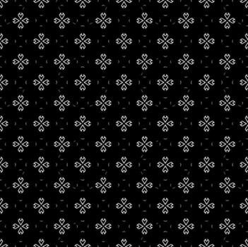 Black and white seamless pattern texture. Greyscale ornamental graphic design. Mosaic ornaments. Pattern template. vector