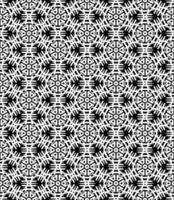 Black and white seamless pattern texture. Greyscale ornamental graphic design. Mosaic ornaments. Pattern template. vector