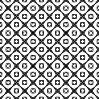 Black and white seamless pattern texture. Greyscale ornamental graphic design. vector