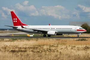 PrivatAir Boeing 737-800 D-APBD passenger plane departure at Frankfurt Airport photo