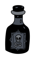 Rum bottle sticker png