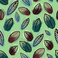 leaves seamless pattern photo