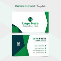 unique and eye catching professional company business card template design vector