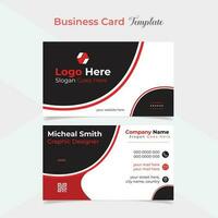 digital creative and stylish modern business card template design vector