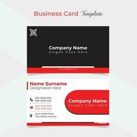 digital creative and stylish modern business card template design vector