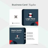 modern and clean creative business card template design vector