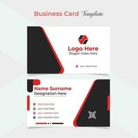 modern and clean creative business card template design vector