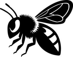 Bee - High Quality Vector Logo - Vector illustration ideal for T-shirt graphic