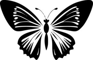 Butterfly, Black and White Vector illustration