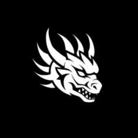 Dragon - Minimalist and Flat Logo - Vector illustration