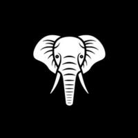 Elephant, Minimalist and Simple Silhouette - Vector illustration