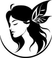 Fairy, Minimalist and Simple Silhouette - Vector illustration