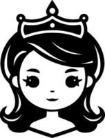 Princess, Minimalist and Simple Silhouette - Vector illustration