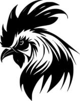 Rooster - Minimalist and Flat Logo - Vector illustration