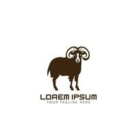 Sheep logo icon. Sheep silhouette isolated vector