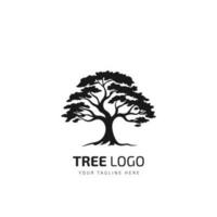 árbol icono vector ilustración logo modelo diseño