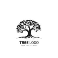 Trees logo icon. Vector illustration