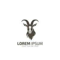 Goat logo icon goat silhouette goat isolated vector illustration