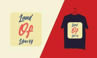 4th of july t shirt typography design vector