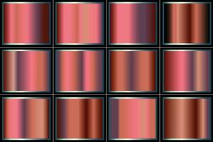 colores vectores gradientes muestras paleta gratis vector