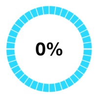 percentage chart circle and half circle 1 to 100 png