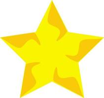 The Yellow Star vector