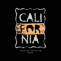 California, vector illustration typography. perfect for t shirt design