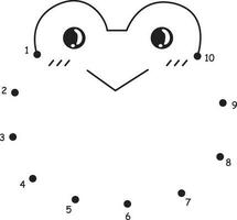 Chicken Ocean Animals Dot to Dot Skip Counting cartoon doodle kawaii anime coloring page cute illustration clip art character chibi manga comic drawing vector