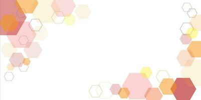 HUD Hexagon futuristic background vector for technology and finance concept and education for future